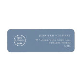 Professionele Branding Minimalistische Logo Periwi Etiket (Voorkant)