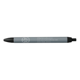 Professionele Branding Minimalistische Navy Promo  Zwarte Inkt Pen