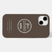 Professionele Branding Minimalistische Promo Logo  Case-Mate iPhone Case (Achterkant (horizontaal))