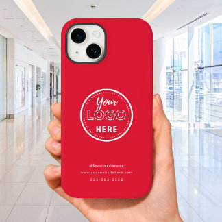 Professionele Branding Minimalistische Promo Logo Case-Mate iPhone 14 Hoesje