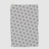 Professionele Branding Minimalistische Promo Logo  Golfhanddoek (Voorkant)