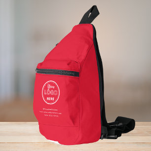 Professionele Branding Minimalistische Promo Logo Sling Bag