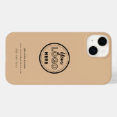 Professionele Branding Minimalistische Rustieke Pr Case-Mate iPhone Case (Achterkant (horizontaal))