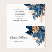 Professionele Branding Moderne Elegante Marketing Visitekaartje (Buitenkant ongevouwen)