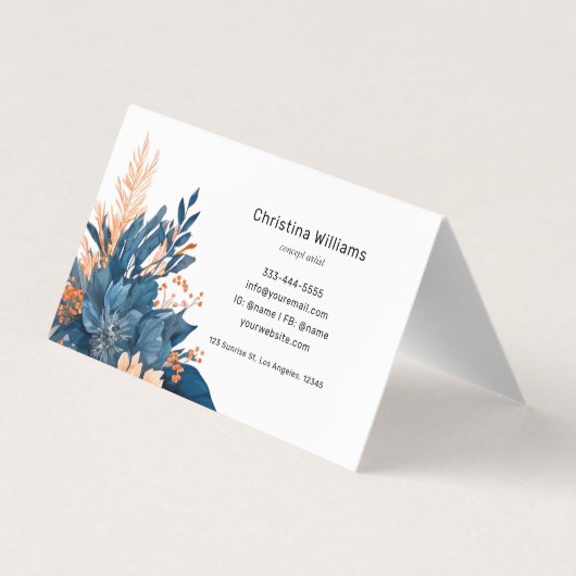 Professionele Branding Moderne Elegante Marketing Visitekaartje (Achterkant)