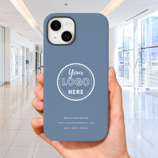 Professionele Branding Promotie Logo Periwinkle iPhone 14 Hoesje
