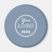 Professionele Branding Promotie Logo Periwinkle Magneet (Voorkant)