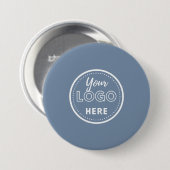 Professionele Branding Promotie Logo Periwinkle Ronde Button 7,6 Cm (Voorkant /achterkant)