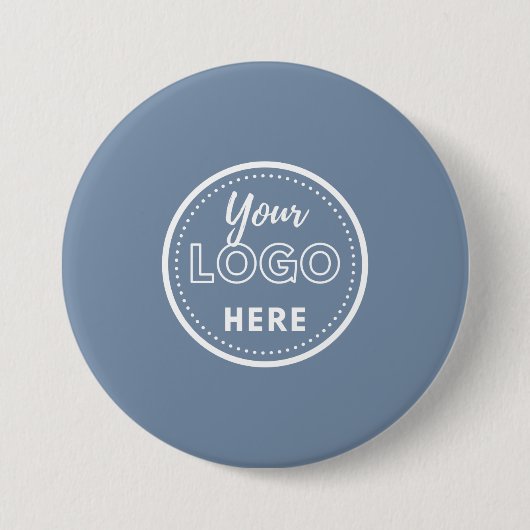 Professionele Branding Promotie Logo Periwinkle Ronde Button 7,6 Cm (Voorkant)