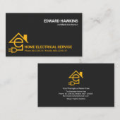 Professionele brief E Elektrische startstekker Visitekaartje (Voorkant / Achterkant)