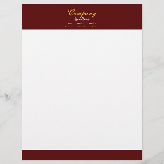 Professionele briefhoofd (Voorkant)