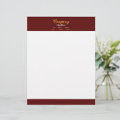 Professionele briefhoofd (Staand voorkant)