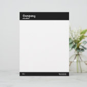 Professionele briefhoofd (Staand voorkant)