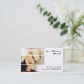 Professionele bril Optician visitekaartjes (Staand voorkant)