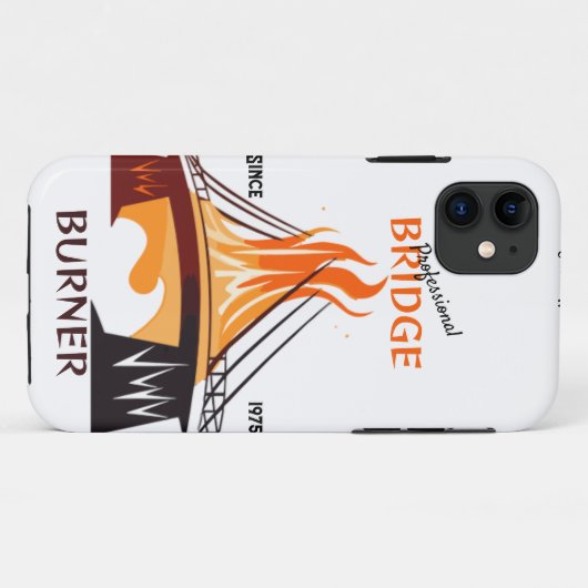 Professionele brugbrander Case-Mate iPhone case (Achterkant (horizontaal))