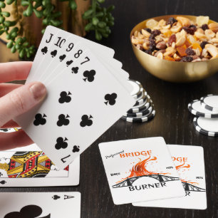 Professionele brugbrander pokerkaarten