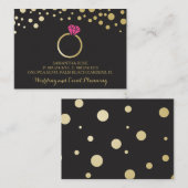 Professionele bruiloft- en gebeurtenissenplanner visitekaartje (Voorkant / Achterkant)