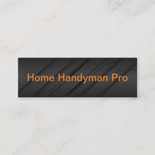 Professionele Budget Handyman Visitekaartjes (Voorkant)