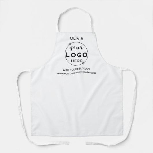 Professionele Business Custom Logo Schort (Voorkant)