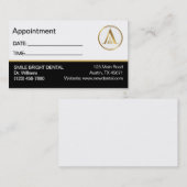 Professionele Business Logo afspraakkaart Visitekaartje (Voorkant / Achterkant)