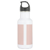 Professionele Business logo Blush Pink Branded Waterfles (Achterkant)