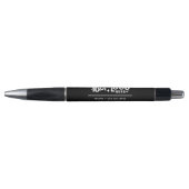 Professionele Business Logo Contactgegevens Retro Pen (Voorkant)