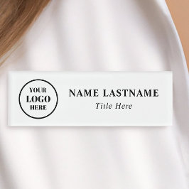 Professionele Business Logo Eenvoudig Minimalistis Naambadge
