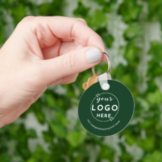 Professionele Business Logo Minimalist Groen Sleutelhanger