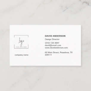 Professionele Business logo Modern Stijlvol zwart Visitekaartje