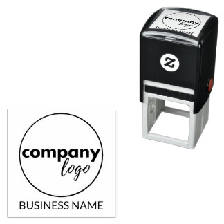 PROFESSIONELE BUSINESS LOGO NAAM MERK PROMOTIONAL  ZELFINKTENDE STEMPEL