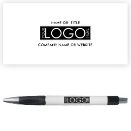 Professionele Business Logo Naam Titel Bedrijf Pen