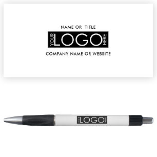 Professionele Business Logo Naam Titel Bedrijf Pen