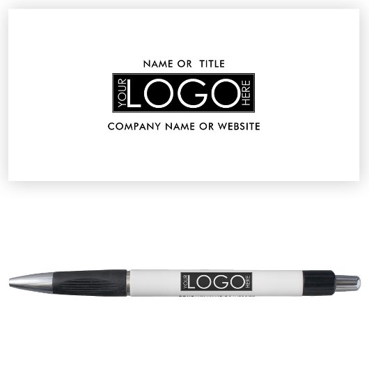 Professionele Business Logo Naam Titel Bedrijf Pen