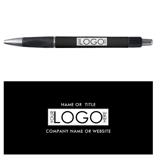 Professionele Business Logo Naam Titel Bedrijf Pen