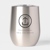 Professionele Business Logo Tekst Promo QR-code (Voorkant)