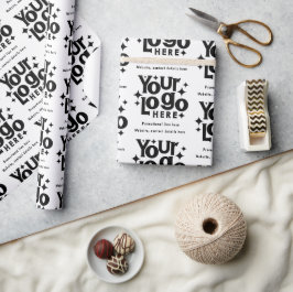 Professionele Business Logo Tekst Promotionele Ret Cadeaupapier