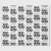 Professionele Business Logo Tekst Promotionele Ret Cadeaupapier (Vlak)