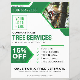 Professionele Business Tree Services Flyer