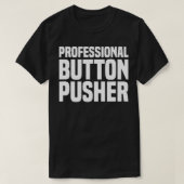 Professionele Button GCode CNC-machinist T-shirt (Design voorkant)