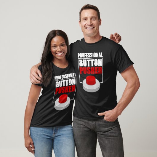 Professionele Button Pusher G Code Engineer Machin T-shirt (Unisex)