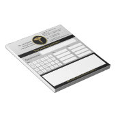 Professionele Caduceus Gold Medische Benoeming Notitieblok (Schuin)