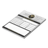 Professionele Caduceus Gold Medische Benoeming Notitieblok (Linkerzijde)