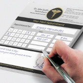 Professionele Caduceus Gold Medische Benoeming Notitieblok