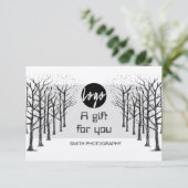 Professionele Camera Fotograaf Cadeaubon (Staand voorkant)