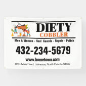 Professionele Car Magnet voor Schoenhersteller Spandoek (Horizontaal)