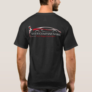 Professionele carrosserie verfshop auto t-shirt