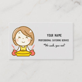 Professionele catering Service Cute Food Visitekaartje