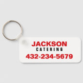 Professionele catering sleutelhanger (Achterkant)