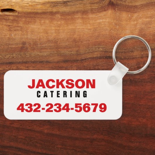 Professionele catering sleutelhanger (Voorkant)