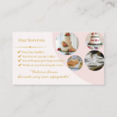Professionele Catering Visitekaart Visitekaartje (Achterkant)